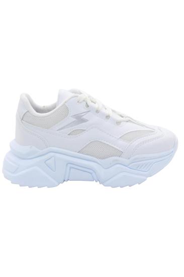 Hkursat Mf0204 Beyaz Kadın Günlük Spor Ayakkabı